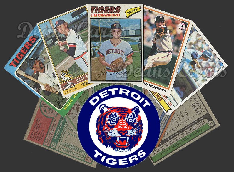 1975 Topps -79 Detroit Tigers 58 Card Team Starter Set / Lot